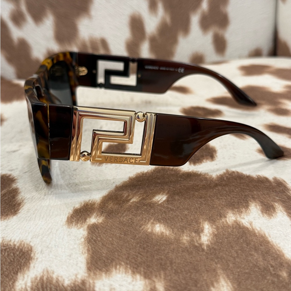 Versace Tortoise Shell Sunglasses - Picture 2 of 7
